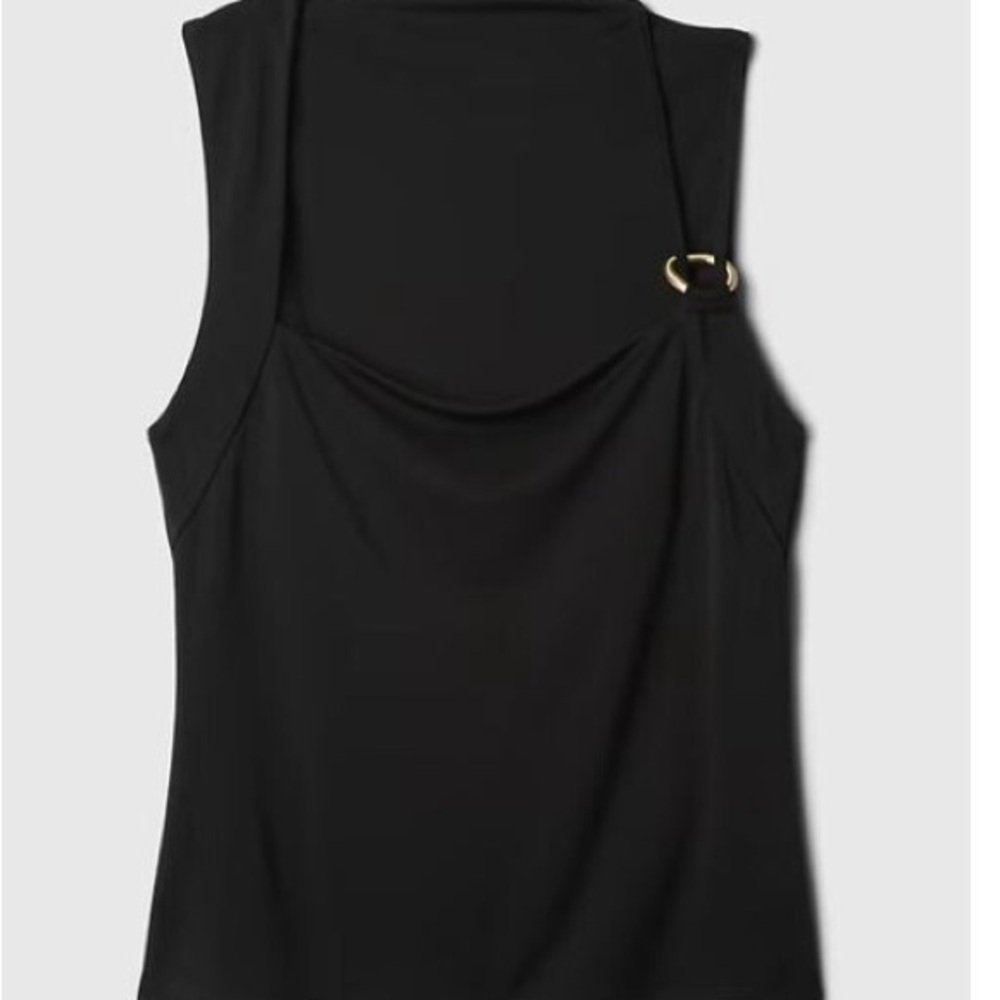 Cult Gaia x Gap Elegant Black Sleeveless Top S NWT